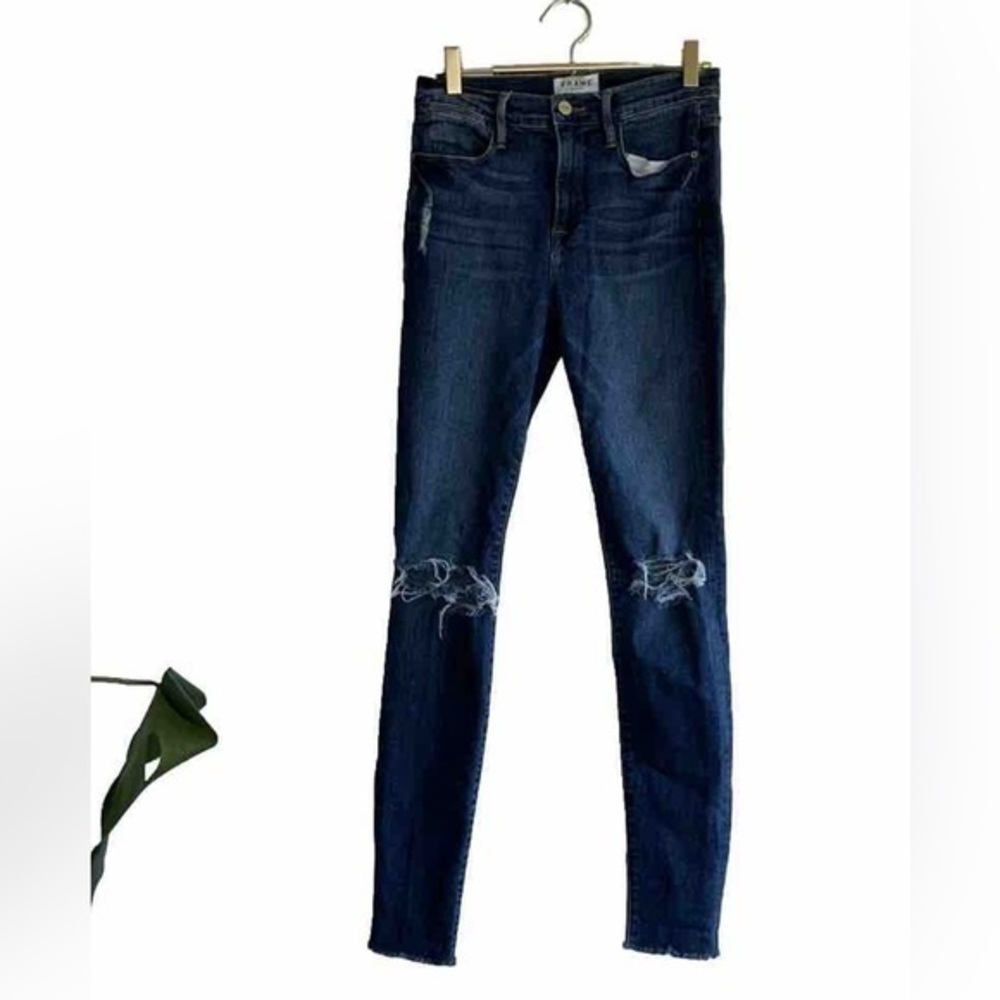 Frame Denim Le High Skinny Distressed Jeans Sz.27